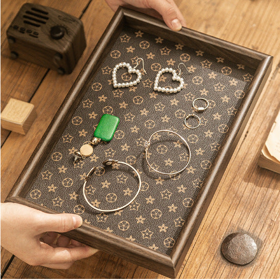 Vintage Square Jewelry Organizer and Tea Tray (Home Use)