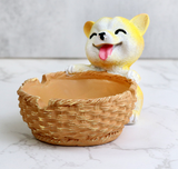 Dog Home Decor Figurine and Key Storage Box