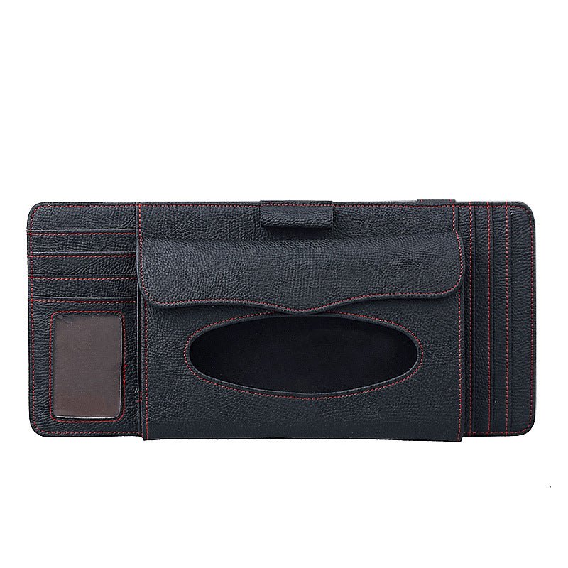Car Sunshade Organizer with Multi-Function Card Holder