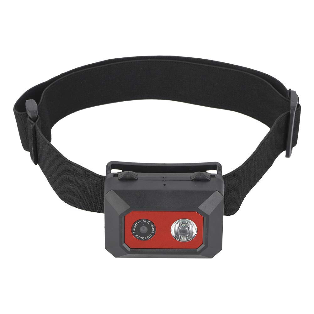 VBESTLIFE Head-Mounted Sports Camera F18 Night Vision Head-Mounted 1080P(1920 * 1080) Camera LED Light 5-10M SOS Sports Camera for Outdoor Sports Traveling Camcording