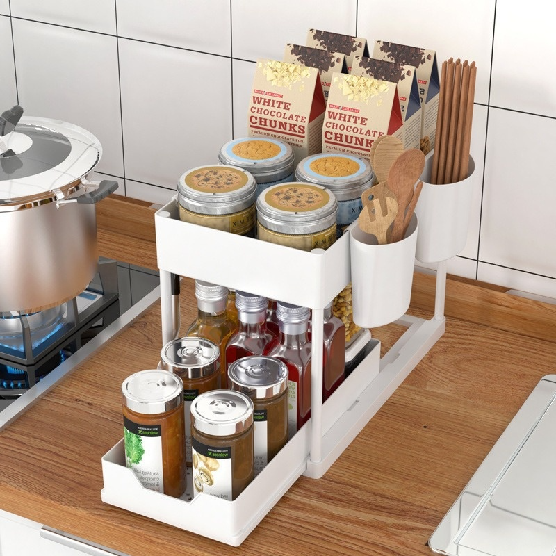 Pull-out Table Storage Rack