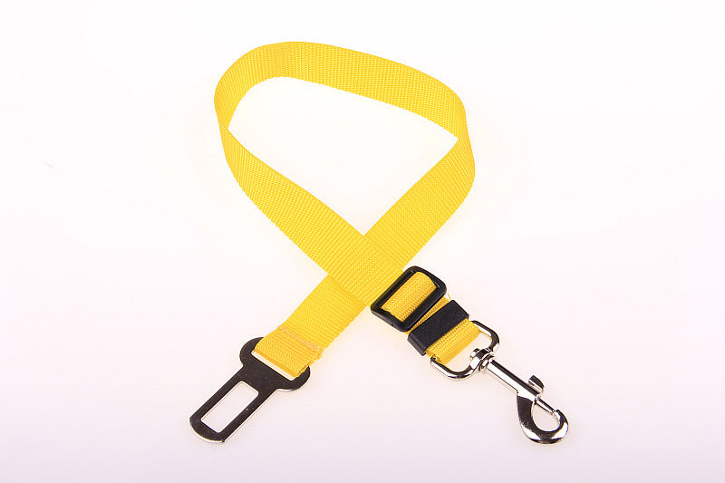 Adjustable Dog Car Safety Seat Belt Restraint Leash