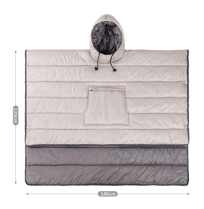 Sleeping Bag Cloak Portable Camping Quilt