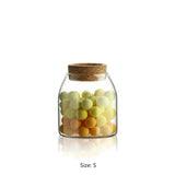 Transparent Glass Sealed Jar for Kitchen Storage