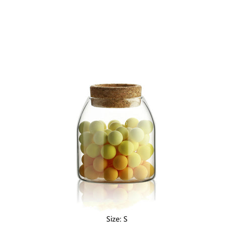 Transparent Glass Sealed Jar for Kitchen Storage