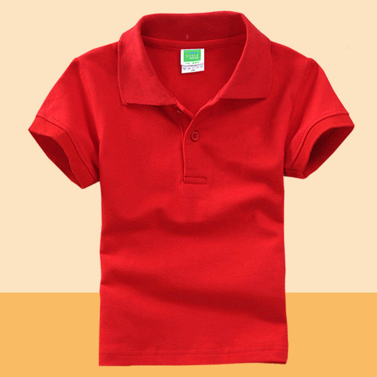 Custom Short Sleeve Polo T-Shirt for Kids Events