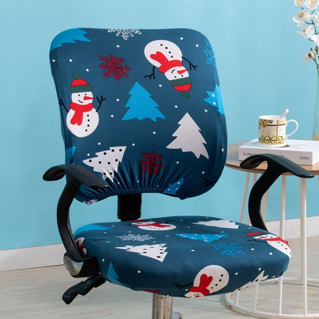 Simple Stretchable Office Chair Cover Set