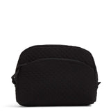 Vera Bradley Womens Microfiber Medium Cosmetic Makeup Organizer Bag Black One Size