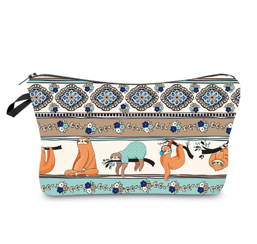 Women's Waterproof Canvas Makeup Clutch Bag