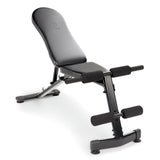 Marcy Multi-Purpose Adjustable Workout Utility Weight Bench for Full Body Upright Incline Decline and Flat Exercise SB-228  42.00 x 26.00 x 48.00 inches Black