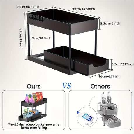 Kitchen Cabinet Organizer (Single Piece)