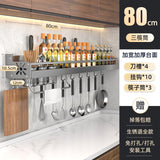 Wall-Mounted Multifunctional Kitchen Storage Rack