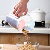 Transparent Storage Jar for Grains and Snacks