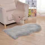 Stylish Geometric Faux Fur Rug for Home Decor (2 Sizes)