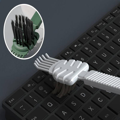 Curly Hair Massage Cleaning Brush with Hollow Design