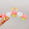 Large Transparent Tulip Flower Hair Clip