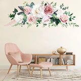 Simple Flower Wall Sticker for Natural Home Decor (1pc)
