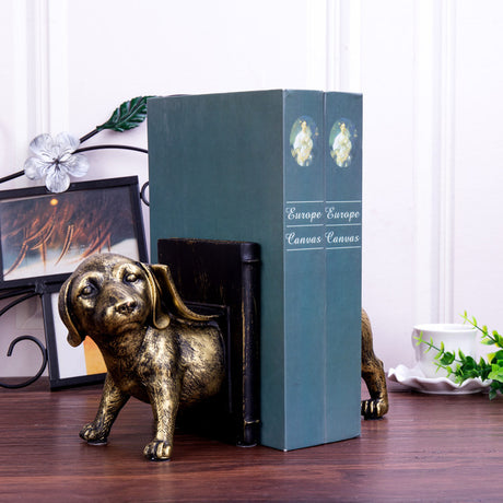 Vintage American Dachshund Bookend for Home Office Decor