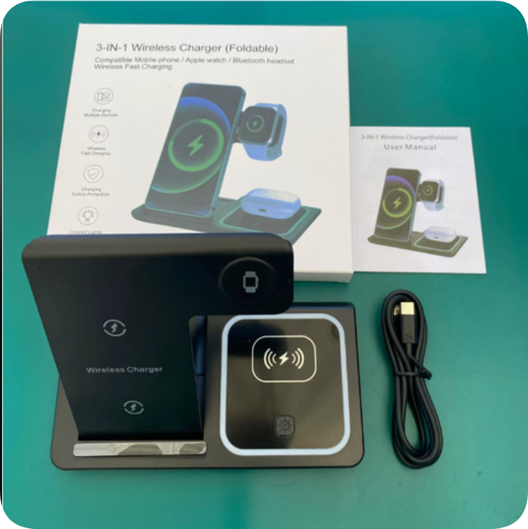 Dual-Device Wireless Charging Pad