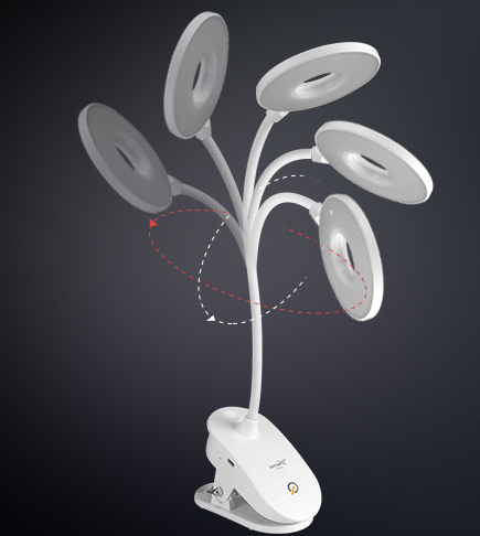Clip-On Rechargeable Desk Lamp