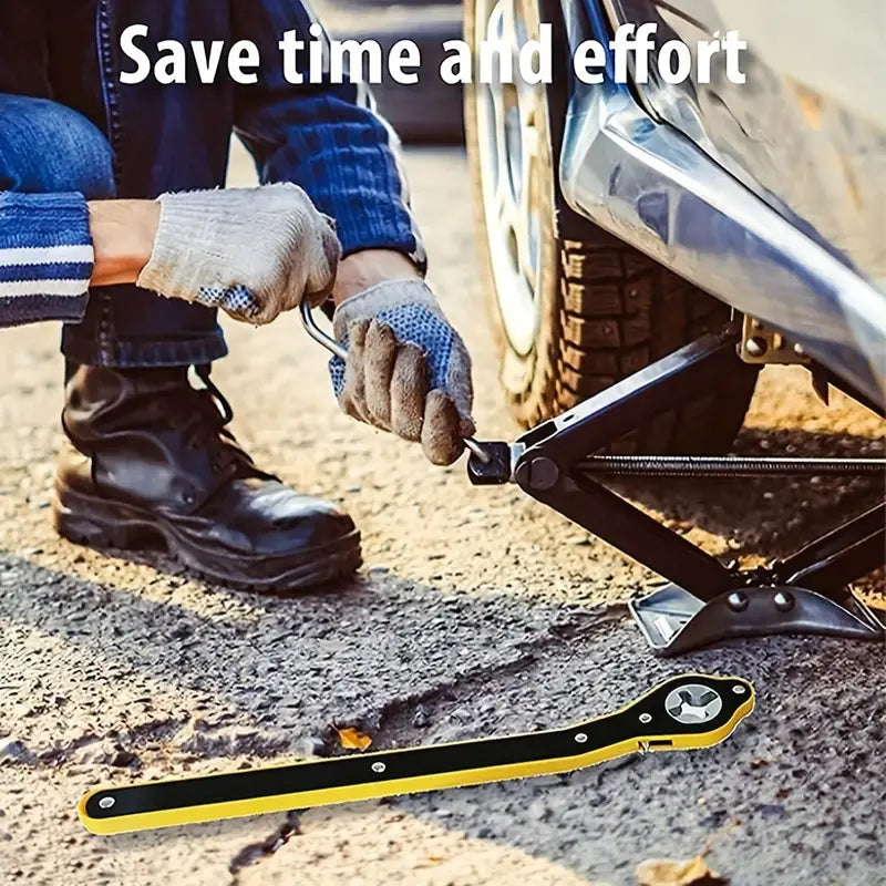 Labor-saving Car Jack and Ratchet Wrench Tool Set