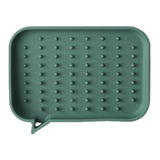 Silicone Soap Holder and Drain Storage Rack Organizer