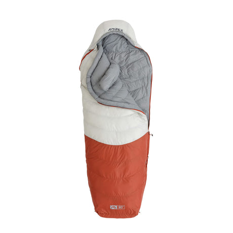 AMPEX Sleeping Bag Recycled Shell Cold Weather Camping Backpacking Hiking - Camping Essentials - Lightweight Adult Sleeping Bag (30° Hybrid Reg)