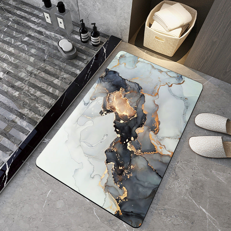 Bathroom Silicone Diatomaceous Water Absorbent Mat