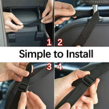 Universal Car Seat Organizer with Mesh Storage Pockets