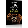 AMART SUN Dream Big and Work Hard • Motivational Print Canvas Wall Art • Inspirational Poster Artwork Modern Home Decor For HomeOfficeGymClassroom Wall Decor Framed Ready to Hang