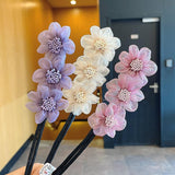 Korean Style Flower Bun Maker Hair Accessory for Women
