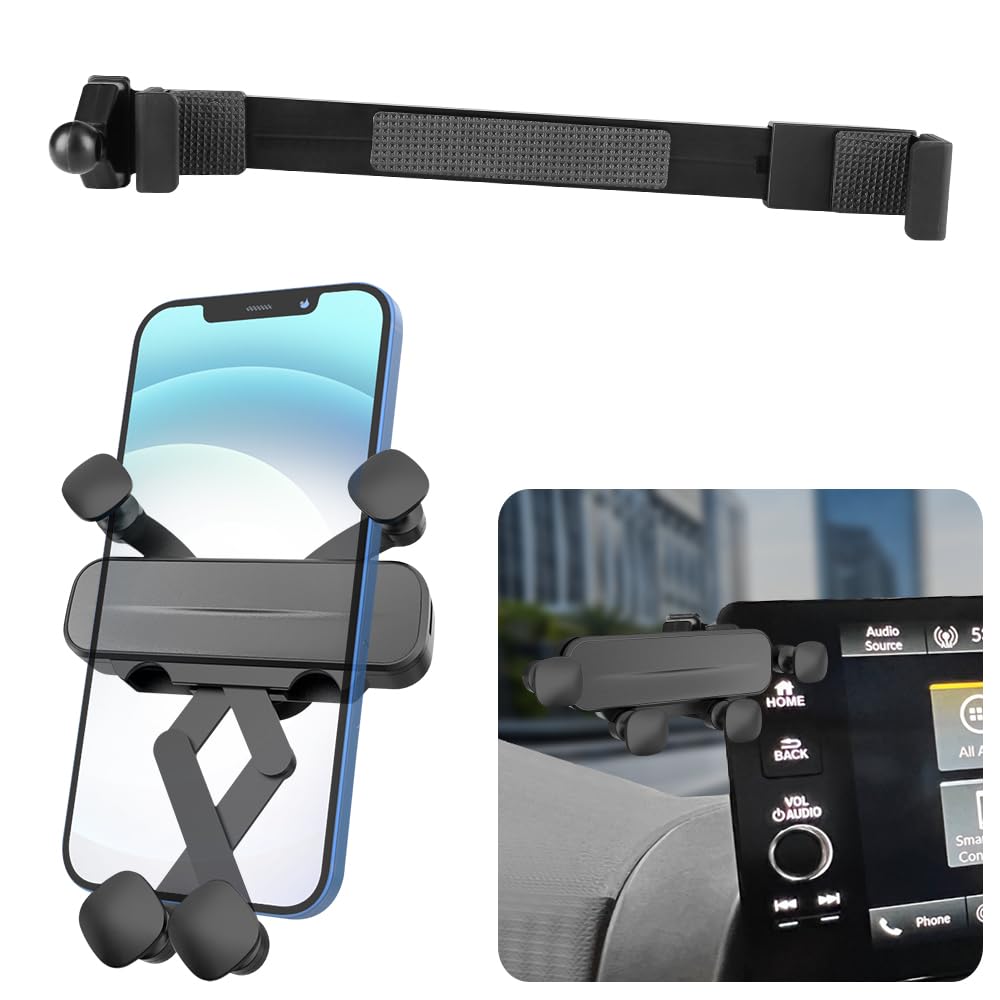 LUNQIN Car Phone Holder Mount for Honda Pilot 2023 2024 2025 LX Sport EX-L TrailSport Touring Elite Auto Accessories Interior Decoration Mobile Cell Smartphone Bracket