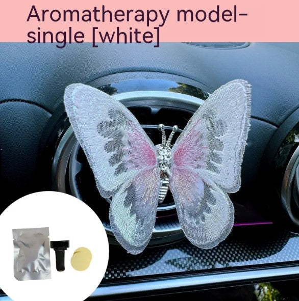 Moving Embroidery Butterfly Car Accessories