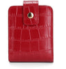 Crocodile Pattern Makeup Bag with Mirror for Women