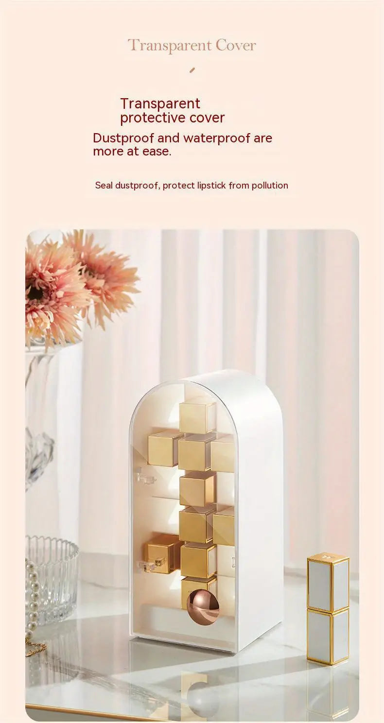 Lipstick Organizer and Storage Box with 18 Capacity