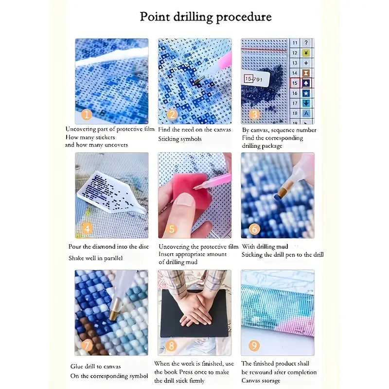 DIY Diamond Painting Beach Shell Art for Home Decor