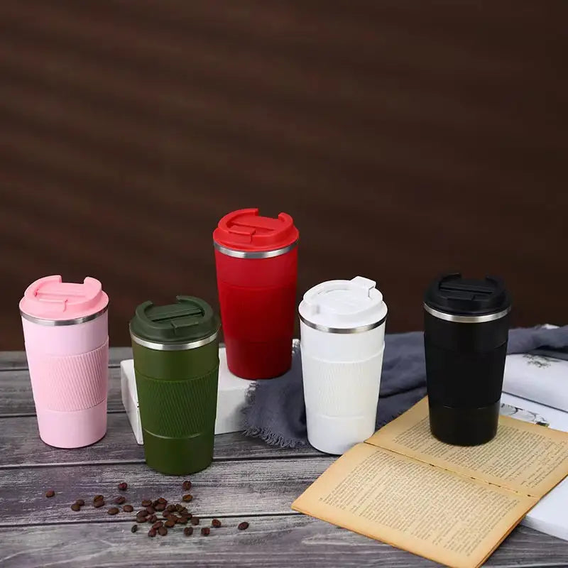 Vacuum Insulated Travel Mug with Lid - Stainless Steel