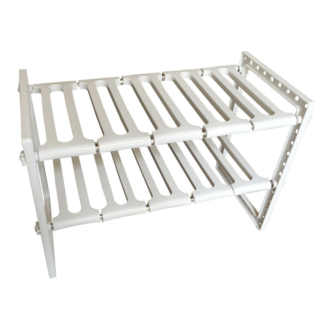 Expandable Kitchen Sink Organizer with Dual Layers