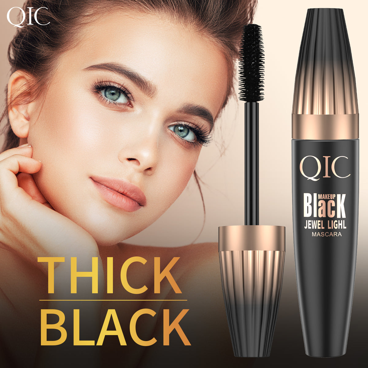 Curling Thick Non-Smudge Makeup Mascara