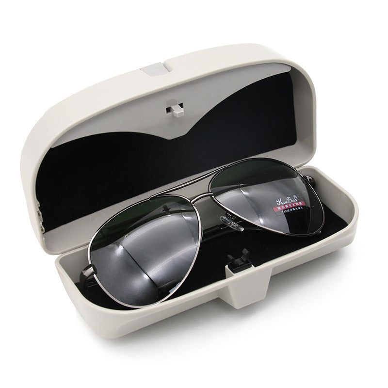 Car Sunglasses Holder with Multifunctional Storage Box