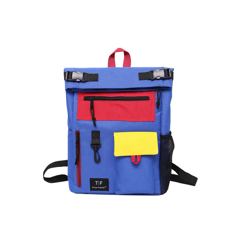 2018 Men's Chic Backpack - Large Capacity for Students