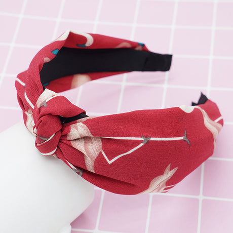 Artistic Striped Headband for Bathing and Makeup