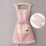 Cute Printed Kitchen Apron for Home Use