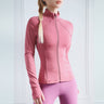 Long Sleeve High Neck Yoga Top for Running and Yoga