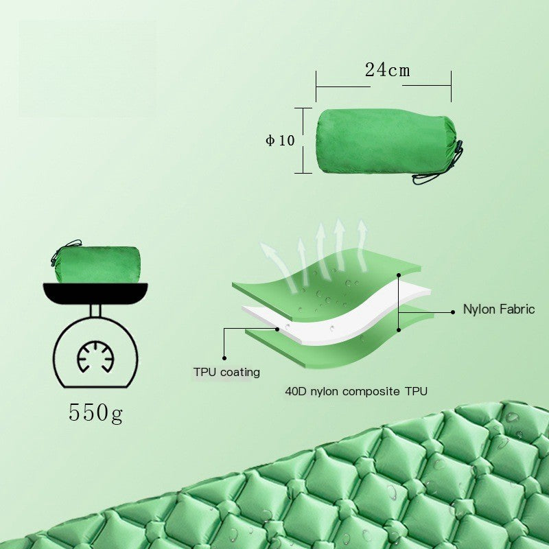 Ultra-Light Portable Outdoor Inflatable Sleeping Pad
