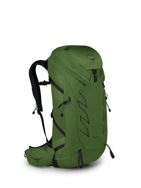 Osprey Talon 36L Mens Hiking Backpack with Hipbelt Green Belt/Black S/M