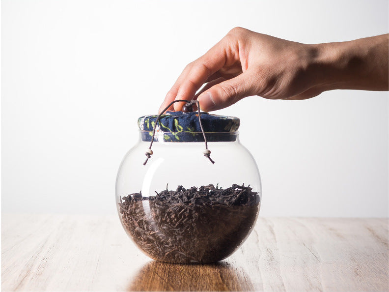Tea Storage Jar - Glass Container
