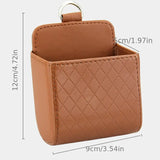 Leather Multifunctional Storage Box for Car Air Vents