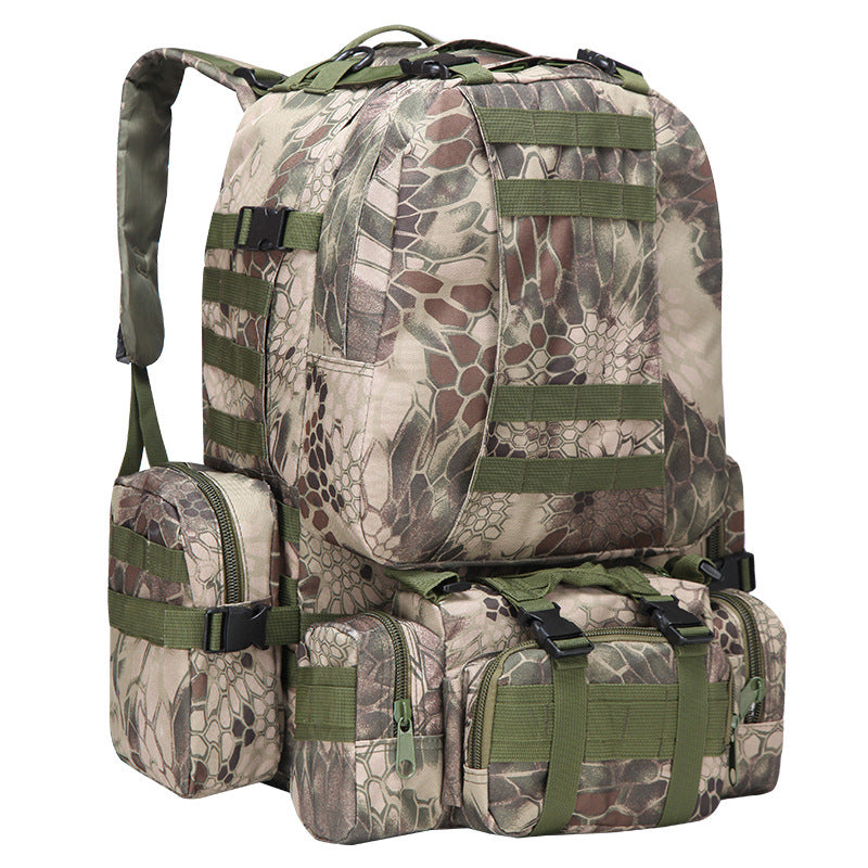 Men's Oxford Fabric Outdoor Backpack - Camouflage Hiking Bag