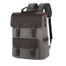 Men's Canvas Casual Outdoor Travel Backpack for Laptops